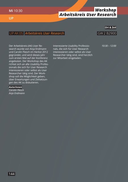 PDF Programmheft - Mensch & Computer