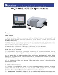 WQF-510/520 FT-IR Spectrometer - Comlibris