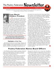 June/July 2007 - The Poultry Federation