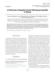 A Fatal Case of Naegleria fowleri Meningoencephalitis in Taiwan