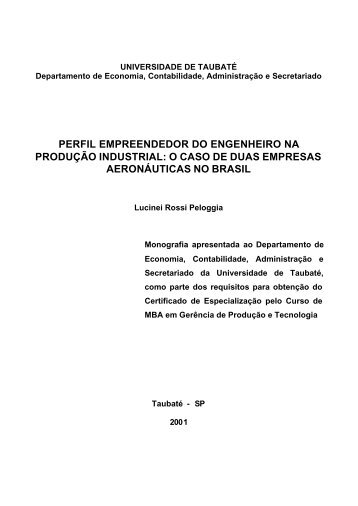 perfil empreendedor do engenheiro na produção ... - Ppga.com.br