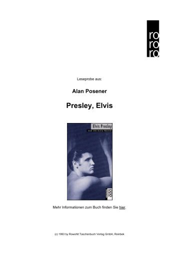 Presley, Elvis - Rowohlt