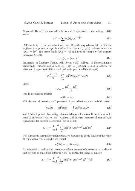Appunti delle lezioni di Fisica dello stato solido A+B - Polihelp.com