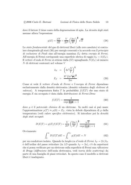 Appunti delle lezioni di Fisica dello stato solido A+B - Polihelp.com