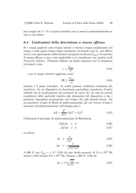 Appunti delle lezioni di Fisica dello stato solido A+B - Polihelp.com