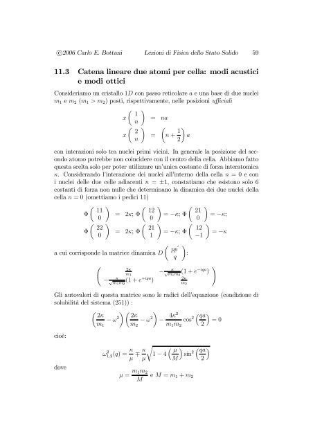 Appunti delle lezioni di Fisica dello stato solido A+B - Polihelp.com