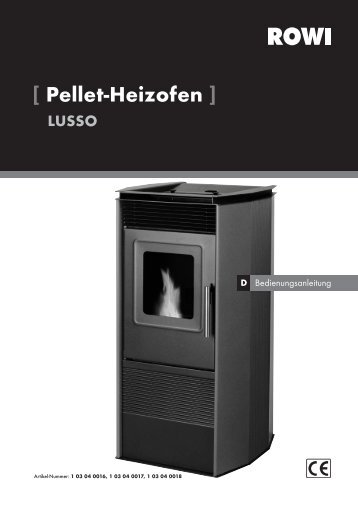 [ Pellet-Heizofen ] LUSSO D - Rowi