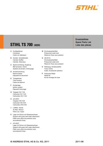 stihl ts 700