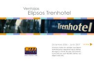 Elipsos Trenhotel - Carlson Wagonlit Travel