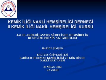 kemik iliÄi nakli hemÅireliÄi derneÄi Ä±Ä±.kemik iliÄi nakil hemÅireliÄi kursu