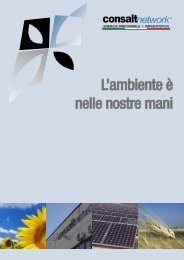 Leggi la presentazione aziendale (pdf) - Consalt Network