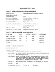 See MSDS - Cheap Pool Products