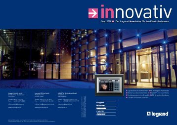 Innovativ September 2010pdf, 2.3 MB - Legrand - Legrand Austria ...