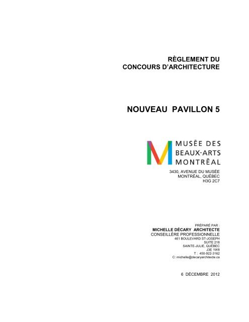 NOUVEAU PAVILLON 5 - Musée des beaux-arts de Montréal