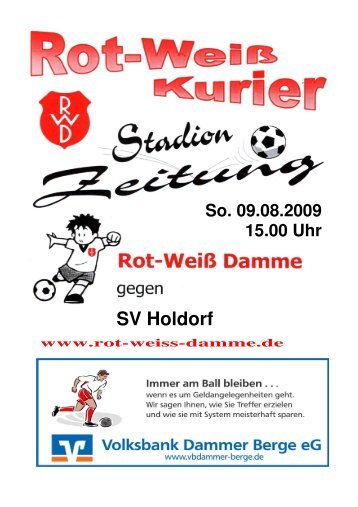 Saison 2009 / 2010 - Rot Weiss Damme