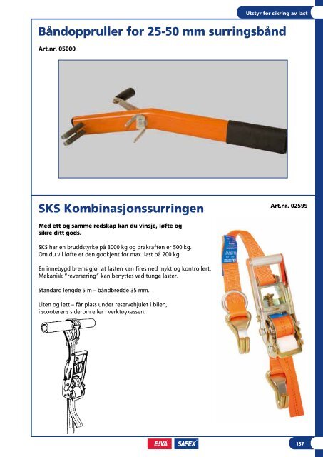 Produktkatalog Produktkatalog - Eiva-Safex