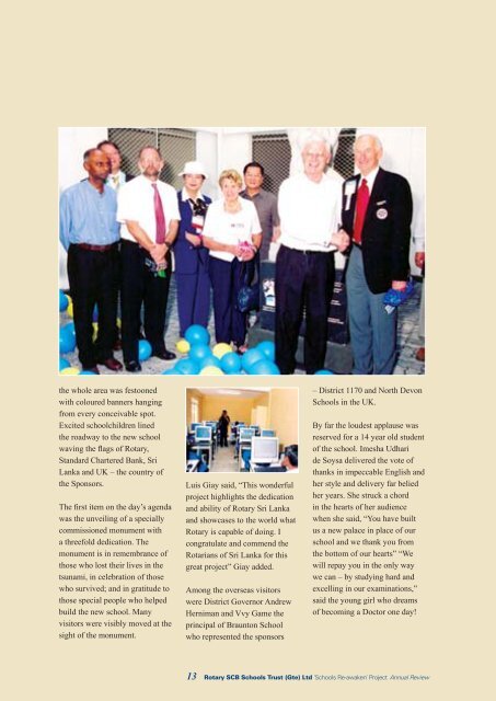 Rotary Report.indd - Rotary Sri Lanka