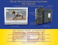 PDi 26â HD LCD Modular Television PDI-P26LCDC - Pdiarm.com