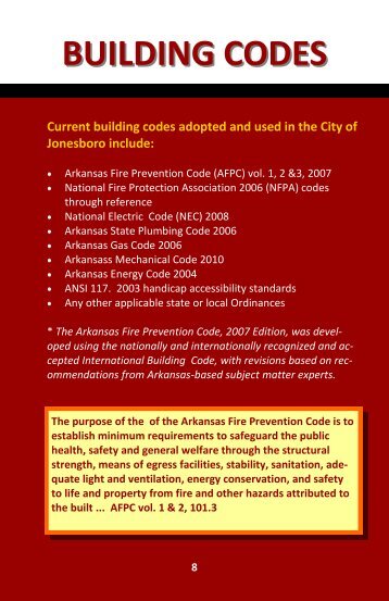 BUILDING CODES - City of Jonesboro