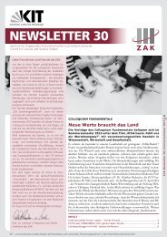 Newsletter 30 - ZAK - KIT