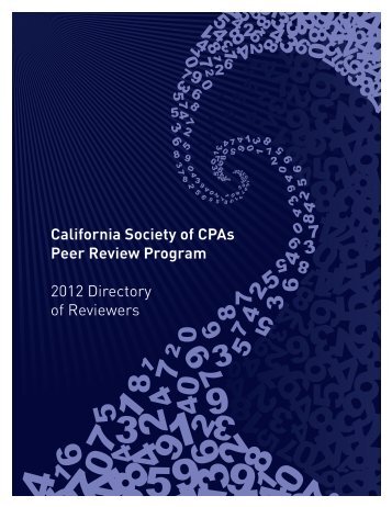 california society of cpa's peer review program