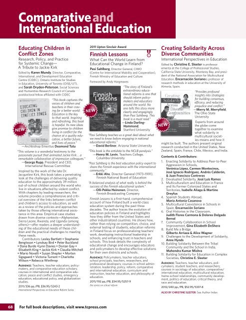 estsellers - Teachers College Press