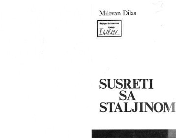 Äilas, Milovan, Susreti sa Staljinom, NaÅ¡a reÄ, 1986.pdf