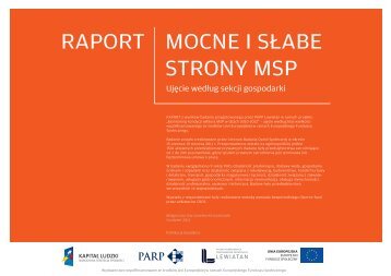 Raport - Mocne i słabe strony MSP - Lewiatan