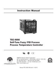 TEC 9090 Manual - Tempco Electric Heater Corporation