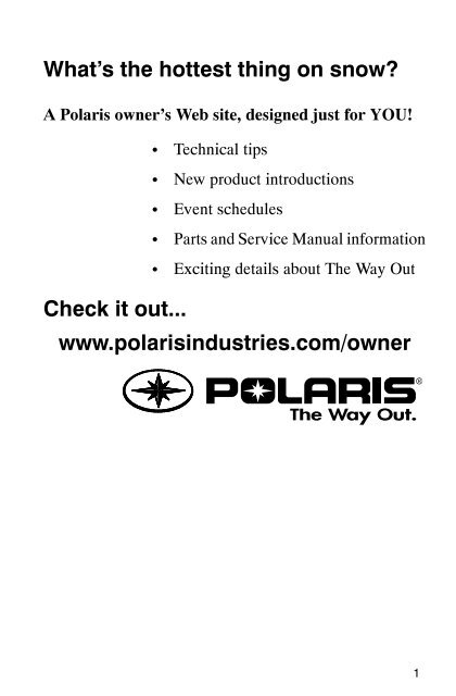 maintenance - Polaris