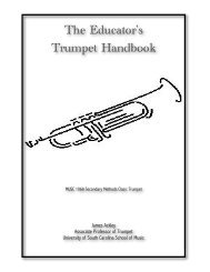 The Educator's Trumpet Handbook - USC School of Music ...