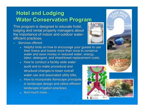 EPA's WaterSense Program & New Jersey's Water Conservation ...