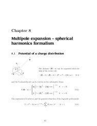 Multipole expansion â spherical harmonics formalism - CRM2