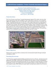 Fresno Yosemite International Airport Solar Case Study