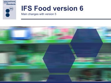 IFS Food version 6