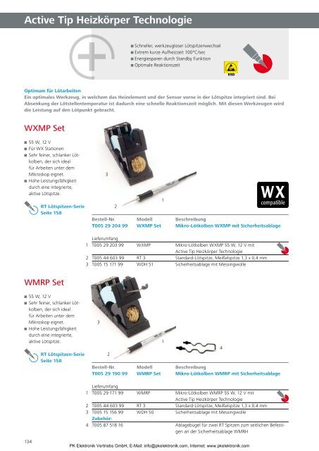 Katalog Weller Löttechnik und Entlöttechnik - PK Elektronik