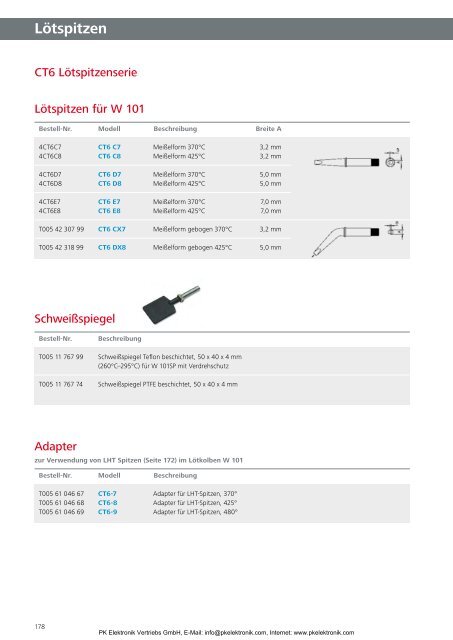 Katalog Weller Löttechnik und Entlöttechnik - PK Elektronik