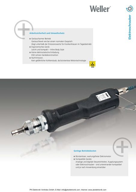 Katalog Weller Löttechnik und Entlöttechnik - PK Elektronik