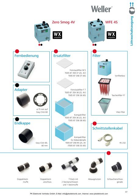 Katalog Weller Löttechnik und Entlöttechnik - PK Elektronik