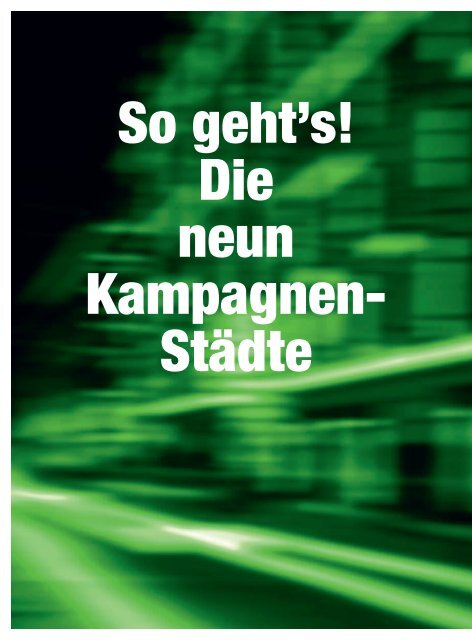 Die Kampagne - Kopf an