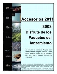 Catalogo Accesorios 3008 Precios y Baremo