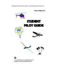 FAA Student Pilot Guide - Gold Seal Online Ground School