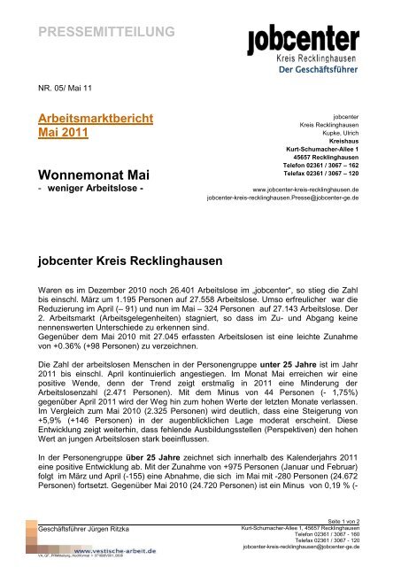 3 - Jobcenter Kreis Recklinghausen