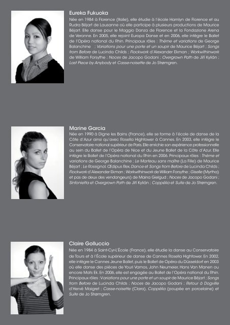 Trombinoscope Bios danseurs 2009- 2010.indd - OpÃ©ra national du ...