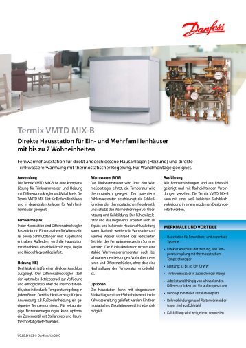 Termix VMTD MIX-B - Danfoss GmbH