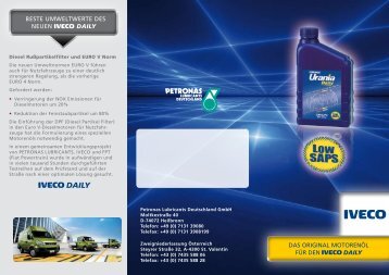 flyer urania daily - petronas lubricants deutschland