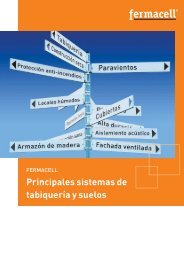 Principales sistemas de tabiquerÃ­a y suelos - Fermacell