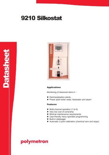 Datasheet Model 9210 - UPM