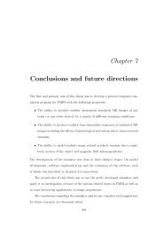 Chapter 7 Conclusions and future directions