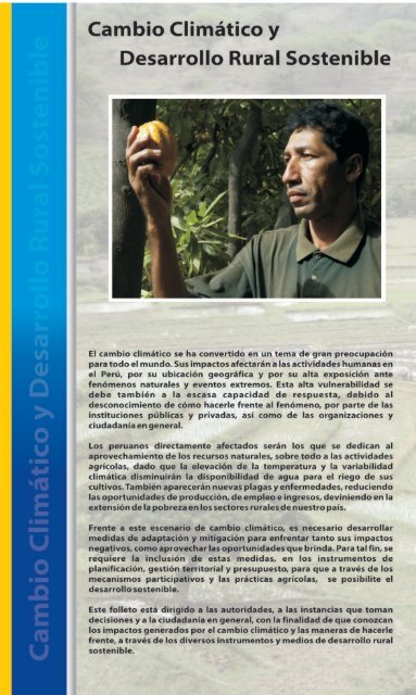 Cambio ClimÃ¡tico y Desarrollo Rural Sostenible - GestiÃ³n del ...